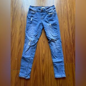 Blue Distressed Women Jeans size 4P